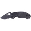 Spyderco Tenacious Knife Black Lightweight FRN, Black Spyder 8Cr13MoV by Eric Glesser (C122PSBBK)