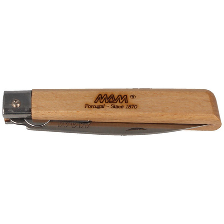 MAM Operario Pocket Knife with Blade Lock, Light Beech Wood (2036/3-A-B-LW)
