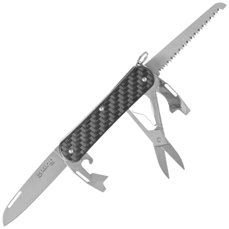Scyzoryk Fox Vulpis SF5 Carbon Fiber 3K, Polished M390 (FX-VP130-SF5 CFF)