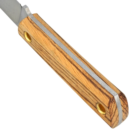 Nóż Za-Pas EC95 Zebra Wood, Satin D2 (EC95-W-ZW)