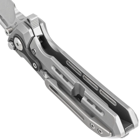 Nóż składany Reate T6000 Gray Titanium, Satin M390 by Alvin Lee