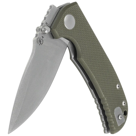 Nóż składany Spartan Blades Astor Green G10, Tumbled CPM 154CM by Les George (SFBL8GR)