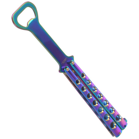 Otwieracz do butelek Herbertz CJH Balisong, Rainbow (44079 - 571213)