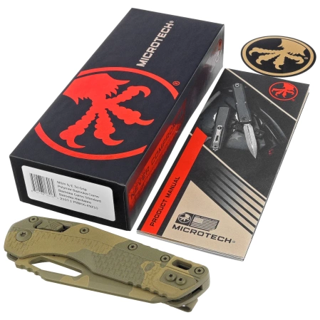 Nóż składany Microtech MSI S/E Ram-Lok Bazooka Camo Tri-Grip Polymer, Bazooka Camo M390MK by Tony Marfione (210T-1PMBOC-X9Z10)