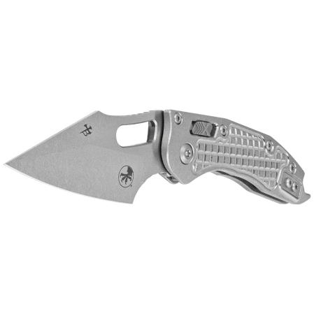 Microtech Marfione Select Stitch Ram-Lok S/E Knife Frag Titanium, Double Vapor Blast M390MK by Borka Blades and Tony Marfione (169RL-10FRMS1)