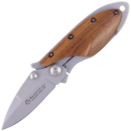 Nóż składany Maserin Onefold Pao Santos Wood, Bead Blasted 440C by Moris Baroni (550/SA)