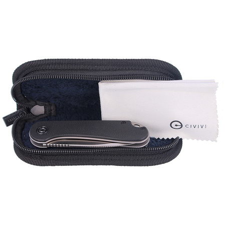 CIVIVI Knife Elementum Flipper Black G10, Satin Finish (C907A)