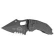 Microtech Stitch-A S/E Black Aluminum, Black DLC P/S by Borka Blades and Tony Marfione (169-2T)