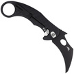 Nóż składany LionSteel L.E.One Karambit Black Aluminium, Chemical Black MagnaCut by Emerson Design (LE1 A BB)