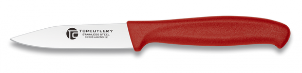 Nóż kuchenny Top Cutlery Peeler Red ABS, Satin 3Cr13Mov (17312-RO)