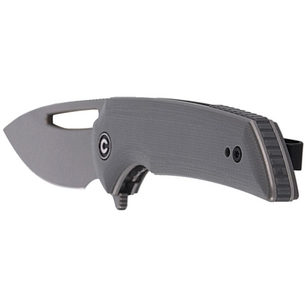 CIVIVI Knife Odium Gray G10, Stonewashed by Ferrum Forge Knife Works (C2010A)