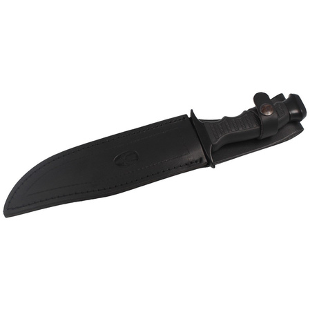 Muela 85-181 Black Rubber Knife, Satin 420H