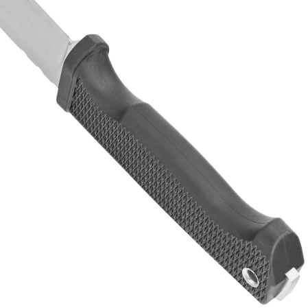 Demko FreeReign Tanto Knife Black Rubberized, Satin AUS10A by Andrew Demko (FR-10A-TBL)