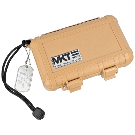 Medford 187 DP Black PVD ''Ghosted Flag'' Titanium, PVD HW, PVD w/Bronze Clip, Black PVD D2 by Greg Medford (MK002DPQ-30PV-TPCP-Q4)