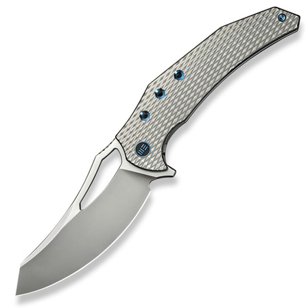 Nóż składany WE Knife Epaulette Titanium, Polished Bead Blasted M390 by Gavko Knives (WE24024-3)