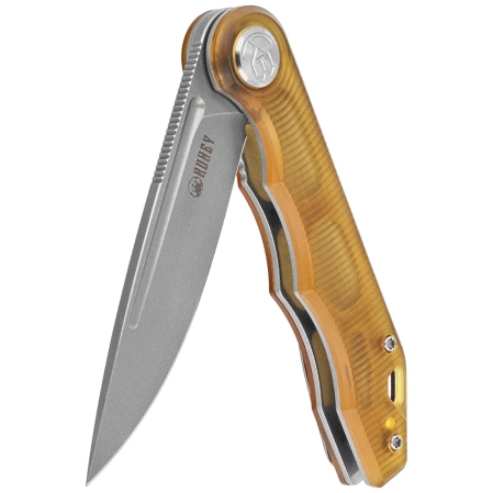 Kubey Knife Mizo Ultem, Bead Blasted AUS-10 by Tiguass (KU312M)