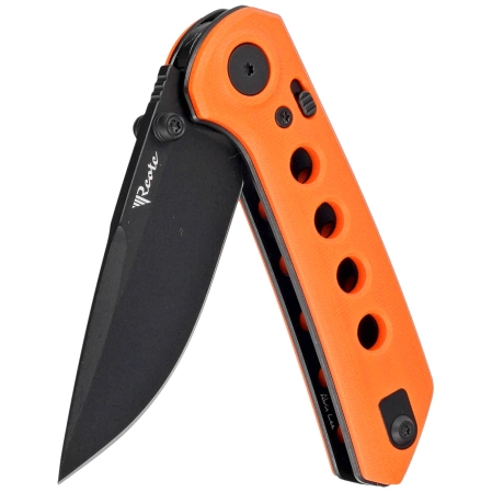 Reate PL-XT Orange G10, Black PVD Nitro-V Knife