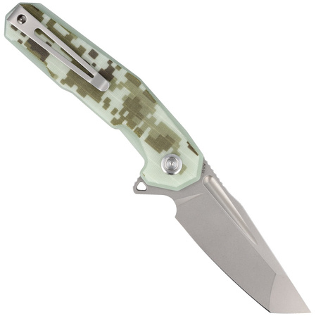 Kubey Carve KB237H Knife Digital Camo G10, Bead Blasted AUS-10