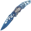 Nóż składany Herbertz CJH 3D Spider Blue Titanium Steel, Blue Titanium 420 (44097)