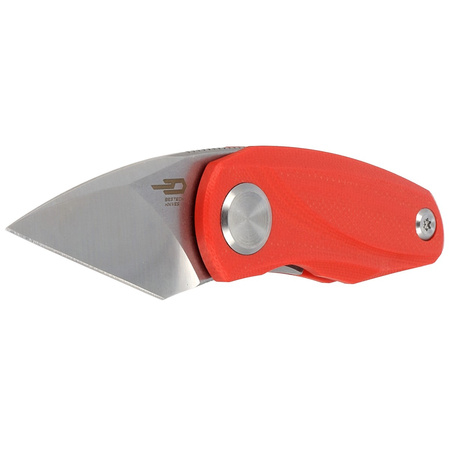 Bestech Knife Tulip Red G10, Satin / Stonewash 14C28N by Ostap Hel (BG38B)