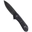 CIVIVI Knife Elementum Flipper Shredded Carbon Fiber / Silvery Shred, Black Damascus (C907C-DS2)