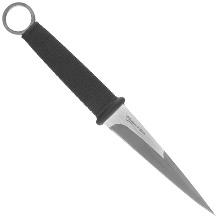 K25 RK-32693 Boot Knife Rubber Black, Titanium/Brushed 3Cr13Mov