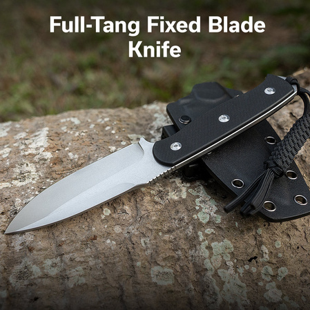 Sencut Toxodon Knife Black G10, Stonewashed 9Cr18MoV (S24036-1)