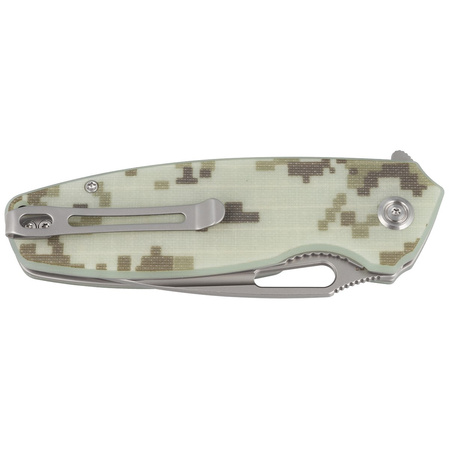 Kubey Knife Tityus Camo G10, Bead Blasted D2 (KU322K)