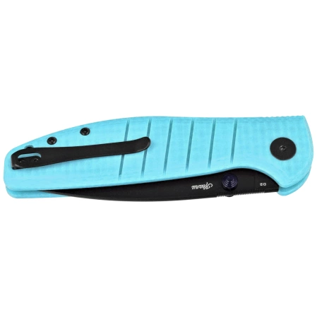 Nóż składany Bestechman Goodboy Blue G10, Grey DLC D2 by Keanu Alfaro (BMK04C)