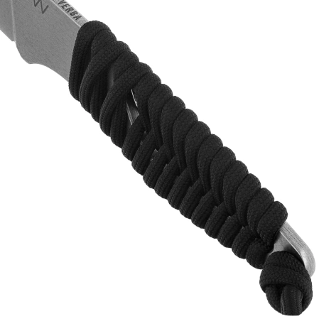 Nóż ANV P100 Black Paracord, Stonewashed Sleipner (ANVP100-002)