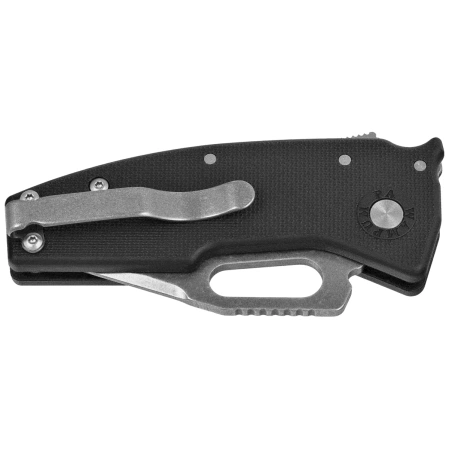 Nóż składany Demko Nano Shark CP Black GRN, Stonewashed AUS10A by Andrew Demko (NANO-10A-Black GRN-CP)