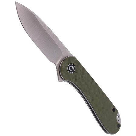 CIVIVI Knife Elementum Flipper OD Green G10, Satin Finish (C907E)