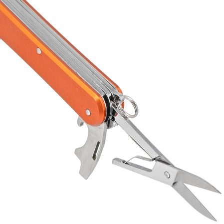Fox Vulpis F4 Orange Aluminum, Polished N690Co Pocket Knife (FX-VP130-F4 OR)