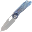 Remette RT-Peregrine Falcon Knife Thunder Lightning Titanium, Hand Fine Grinding Pearlescent M390 (RTT1-TX)