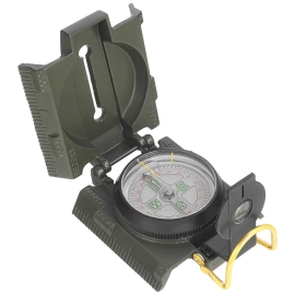 Mil-Tec US Metal Compass with Illumination, Olive (15791500)