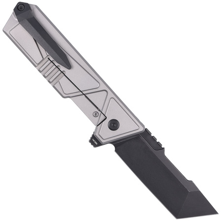 Nóż składany Kubey Avenger Frame Lock Gray Titanium, Dark Stonewashed 14C28N (KB209B)