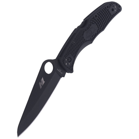 Nóż składany Spyderco Pacific Salt 2 Black Blade Plain (C91PBBK2)