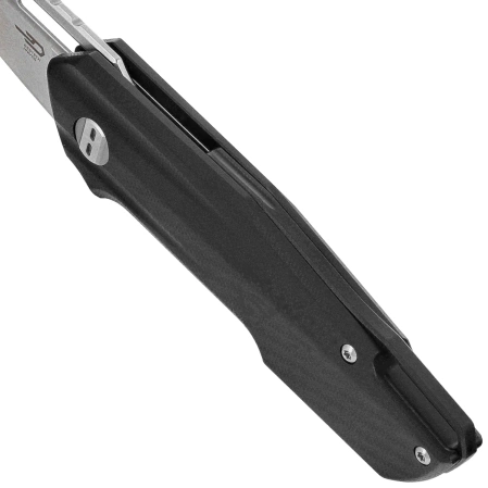 Bestech Toddler Knife Black G10, Satin / Stonewashed 14C28N by Maciej Torbé (BG64A)