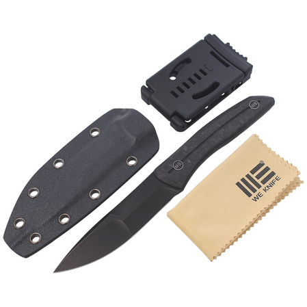 Nóż WE Knife Reazio Shredded Carbon Fiber, Black Stonewashed by Toni Tietzel (921B)