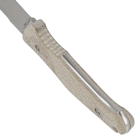 Viper Nordlys Green Canvas Micarta, Stonewashed N690 by Jens Ansø Knife (VT4044CG)