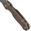 Nóż składany Spyderco Para 3 Lightweight Sprint Run Brown FRN, Stonewashed CPM 15V by Sal, Eric Glesser (C223PBN15V)