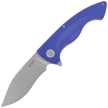 Nóż składany Kubey Timberwolf Blue G10, Stonewashed 14C28N (KU208G)