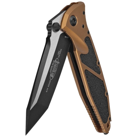 Microtech Socom Elite T/E-M Knife Tan Aluminium, Black M390MK by Tony Marfione (161-1TA)