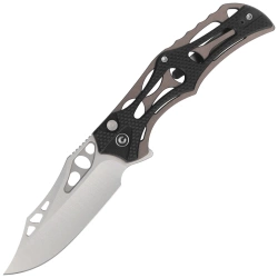 Civivi Knife Biophase Gray Aluminum/Black G10, Satin Nitro-V (C23083C-3)