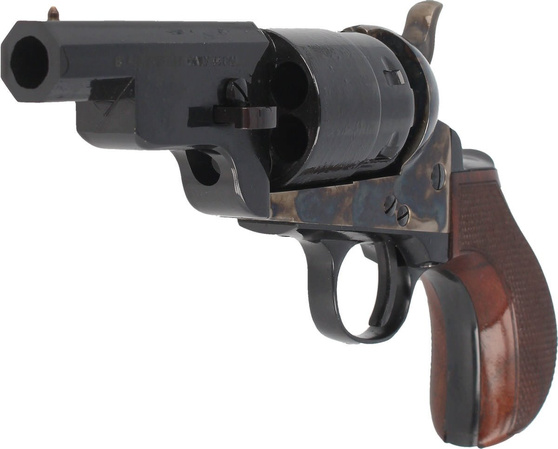 Pietta 1851 Colt Navy Yank Steel Snubnose .44 Revolver (YAS44MTLC)