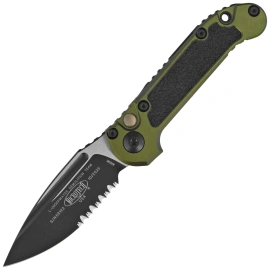 Microtech LUDT Gen III S/E Automatic Knife OD Green Aluminum, Black P/S M390MK by Tony Marfione (1135-2OD)
