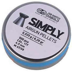 JSB Match Simply Pellets 4.50 mm, 0.535 g, 500 pcs (001246-500)