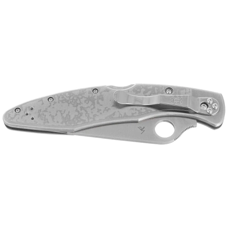 Spyderco Police Model Stainless Steel PlainEdge Knife (C07P)