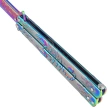 Martinez Albainox Balisong Knife Scorpion Rainbow, Rainbow 3Cr13Mov (02280)