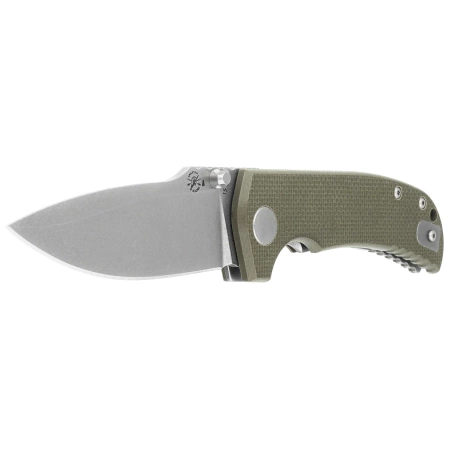 Nóż składany Spartan Blades Astor Green G10, Tumbled CPM 154CM by Les George (SFBL8GR)